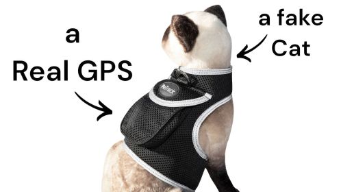 NEW GPRS GSM Small Pet GPS Tracker Waterproof Security for Cat & Dog Size:XXL