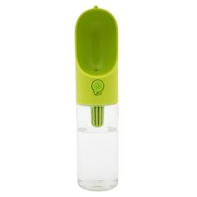 Petkit Eversweet Travel Handheld Filtered Carbonated Pet Dog And Cat Drinking Waterer Feeder Bowl (Color: Green)